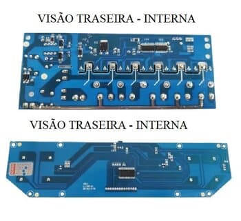 PLACA CENTRAL DE COMANDO INVERSORA C/PAINEL TOUCH KIT-BIV P/CLIMATIZADOR MWM M4500 M4.5 BEM ESTAR B4500 M45 C/RECEPTOR CONTROLE REMOTO