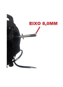 MOTOR P/VENTILADOR VENTISOL OSC 50/60CM MX BIV200W06,UF 50CM STEEL PRETO E08MM CONJUNTO P/COL/MESA/PAREDE 6P3WNC 7524MM C/CHAVE ROT+CV VOLTS CAP.10,0UF