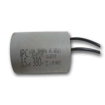 CAPACITOR 008,5UF 2FIOS RD 380VAC - P/VENTILADOR DE TETO ARGE LOREN SID M3 110V / VENTILADOR TRON 110V - foto 1 de 2