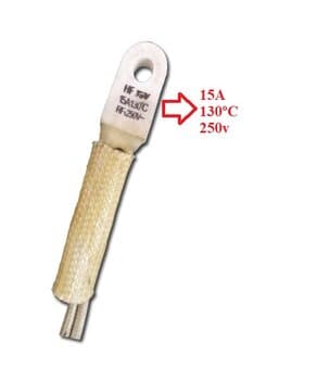 FUSIVEL TERMICO DO AQUECEDOR HALÓGENO QUARTZO VENTISOL - AH01 AH02 / AQ01 AQ02 - 110/220V 15A 130GRAUS RF.250V