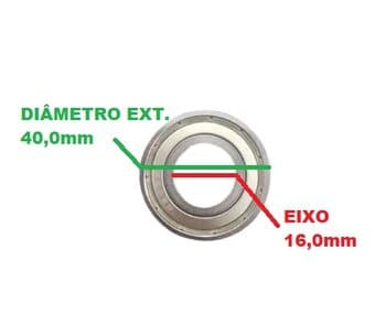 EIXO 17,0MM DIAM EXT-40,0MM-HCH