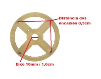 TAMPA CAMPANA DO MOTOR VENTILADOR LOREN SID 50/60CM TRASEIRA DIAM.12,6CM - TURBO MANCAL NY - USAR C/ROL 6201