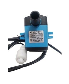 BOMBA DE AGUA 0600LH 220V10,0W HMAX.1,20MT P/CLIMATIZADOR VENTISOL CLIN8 CLM10 CLIN16 CLM20 CLIN35 CLIN60 CLIN80 60HZ BICO-13MM - C/SENSOR DE TEMP E SENSOR DE ÁGUA - MOTOBOMBA LH-1100 R-5977SC