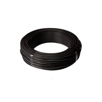 FIO CABO FLEXIVEL 10,0MM SIMPLES COR PRETA - 1 PERNA DE FIO -*VENDIDO P/METRO