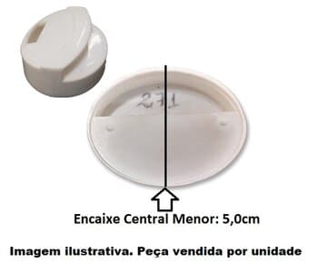 BICO DO UMIDIFICADOR VENTISOL U-02 1,8 LITROS - SAÍDA SIMPLES UMIDIFICADOR U02 - DIRECIONADOR PLÁSTICO ENCAIXE MAIOR 5,7CM / ENAIXE MENOR 5,0CM