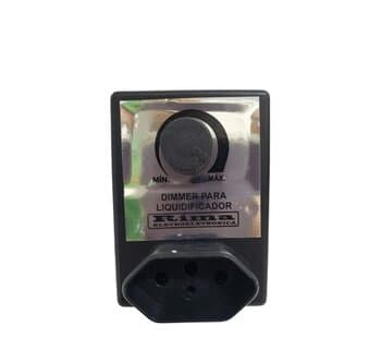 CHAVE CONTROLE DE VELOCIDADE P/LIQUIDIFICADOR - DIMER 1.000WBIV C/TOMADA C/PINO PLUG MACHO *SEM CABO/RABICHO - CONTROLA ROTAÇĂO P/SHAKE HERBALIFE