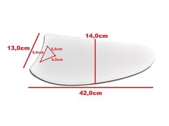 PÁ HÉLICE P/VENTILADOR DE TETO LOREN SID M1 M2 - MDF MODELO FACĂO RETA IRIS BRANCA - VENDIDA P/UNIDADE - GARRA MAIOR MOTOR M2
