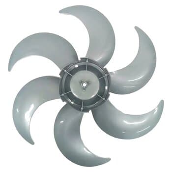 HELICE DE 40CM VENTILADOR MULTILASER 40CM 6P CINZA/PRATA E08,0MM PONTA REDONDA C/TRAVA TRASEIRA - MULTI TURBO HOME 40CM VL401 - ORIGINAL