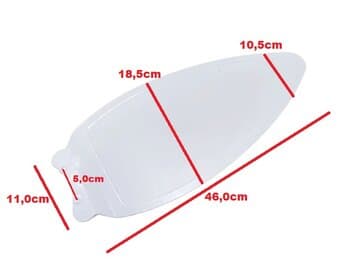 PA HELICE P/VENTILADOR DE TETO VENTISOL AIRES LUMIAR PRISMA -*VENDIDA P/UNIDADE - PLASTICA BRANCA MAIS FINA