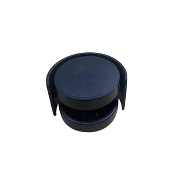 RODA RODIZIO P/AQUECEDOR VENTISOL A ÓLEO - RODA PLÁSTICA 41MM COR PRETA - *VENDIDA P/UNIDADE