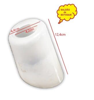 GLOBO TULIPA PLASTICA PATA TRANSPARENTE - P/VENTILADOR DE TETO VENTI-DELTA - ENCAIXE EM SOQUETE 00,0CM - *SALDĂO AMARELADAS*