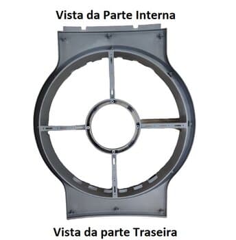 CARENAGEM FRONTAL C/SUPORTE DO MOTOR DA HÉLICE CLIMATIZADOR VENTISOL - LINHA PRÓ CLIPRÓ45 CLIPRÓ70 CLIPRÓ100 - foto 1 de 4