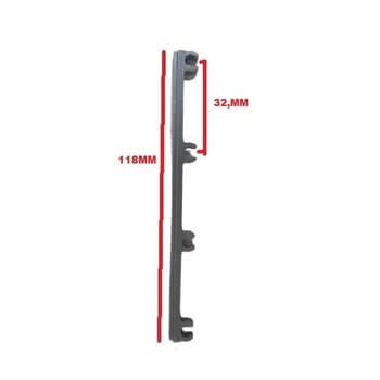 FIXADOR VERTICAL EXTERNO TRAVA DAS ALETAS HORIZONTAIS FRONTAIS EXTERNAS CLIMATIZADOR VENTISOL CLI45LT CLI70LT CLI100LTPRO PRO2 -*VENDIDA P/UNIDADE
