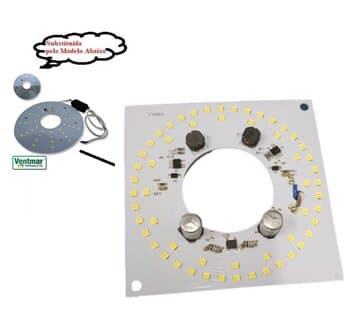 PLACA DE LED BIV-20W C/DRIVER LUZ BRANCA 6500K - P/LUMINÁRIA VENTILADOR VENTISOL AIRES FĘNIX FLOW PETIT SUNNY VÓRTICE