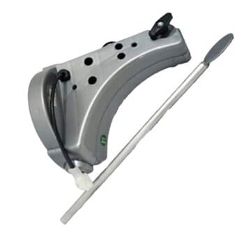 SUPORTE DE PAREDE P/VENTILADORES DÔMINA 50/60CM PRACTICE COR CINZA/PRATA - SUPORTE MONTADO COM PLUG COM VARETA E DIMER CONTROLE DE VELOCIDADE