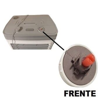 Chave Dimer Interruptor Rotativo Dupla Direçăo 5-Fios 3-Vel Biv p/Climatizador Ventisol CLIN08 CLIN16 CLIN35 CLIN60 CLIN80 A23B2E1SY MG37000 - Arno VE55 VR40 - *Sem Botăo - Serve p/Todos VENTISOL - ArnoTec