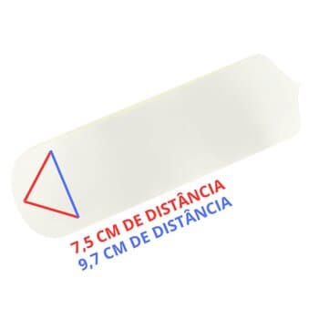 PÁ HÉLICE P/VENTILADOR DE TETO TRON ANTIGO GARRA GRANDE - COR BRANCA MDF RETA - VENDIDA P/UNIDADE - MEDIDA L13 X C42CM
