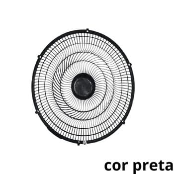 GRADE P/VENTILADOR 40CM ARNO TS40 - PLASTICA COR PRETA - PARTE DIANTEIRA - *VENDIDA P/UNIDADE