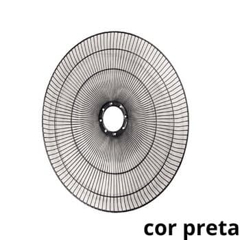 GRADE P/VENTILADOR 40CM LOREN SID TUFĂO TURBO - METAL PRETA - SERVE P/DIANTEIRA OU P/TRASEIRA - *VENDIDA P/UNIDADE