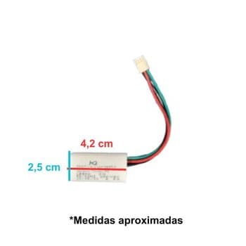 CAPACITOR 07,5,0UF 3FIOS 3+4,5 MF RD 250VAC P/VENTILADOR VENTI-DELTA EFYX LUNIK DE CONTROLE REMOTO 110VOLTS - C/TERMINAL PLUG DE ENCAIXE - VENTILADOR LUNIK