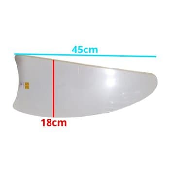 PÁ HÉLICE P/VENTILADOR DE TETO VOLARE VENTAX VENTAX10 - MDF FACĂO RETA IRIS BRANCA -*VENDIDA P/UNIDADE - SEM FURAÇĂO P/GARRA SUPORTE - foto 1 de 3