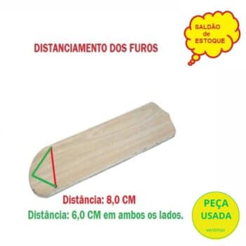 PÁ HÉLICE P/VENTILADOR IMPORTADO COR BRANCA/AREIA - MEDIDAS L11,50CM C42,50CM *SALDĂO USADAS * VENDIDAS P/UNIDADE