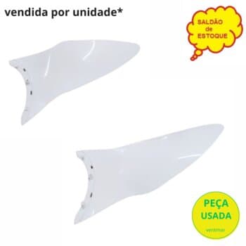 PÁ HÉLICE P/VENTILADOR DE TETO ALISEU TERRAL1 ORIGINAL - PLÁSTICA BRANCA - ALISEU 1A GERAÇĂO - *VENDIDA P/UNIDADE - SALDĂO - foto 1 de 3