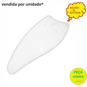 PÁ HÉLICE P/VENTILADOR DE TETO LOREN SID M1/M2 - FOLHA ACRÍLICA P051I/TR C/3-FUROS - *VENDIDA P/UNIDADE - *SALDĂO C/PEQUENOS ARRANHADOS