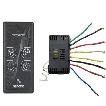 CONTROLE REMOTO P/VENTILADOR DE TETO - USAR C/CAP.02FIOS - KIT NEOFAN3020 UNIVERSAL INFRA BIV - *SERVE P/VARIOS MODELOS ATE 200W - NEOATO VIVATO