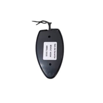 CHAVE P/VENTILADOR DE PAREDE CONTROLE DE VELOCIDADE ROTATIVO DIMER 0400W BIV C/CLIQUE - PRETA C/CAIXA MOUSE DE SOBREPOR - RIMA