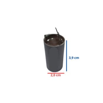 CAPACITOR 002,0UF 3/4 TERMINAL RD 300VAC - P/VENTILADOR DE TETO LOREN SID ORBITAL 220VOLTS / VENTILADOR ORBITAL 30CM 220V - BIVOLTS