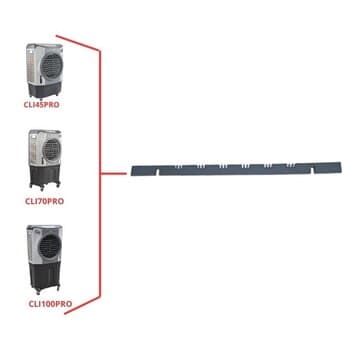 FIXADOR HORIZONTAL INTERNO TRAVA DAS ALETAS VERTICAIS INTERNAS P/CLIMATIZADOR VENTISOL CLI45PRO CLI70PRO CLI100PRO PRO2