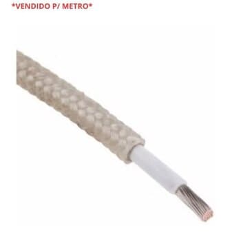 FIO CABO FLEXIVEL SIMPLES AT 01,50MM P/ALTA TEMPERATURA/SUPORTA ATÉ 300GRAUS -*VENDIDO P/METRO