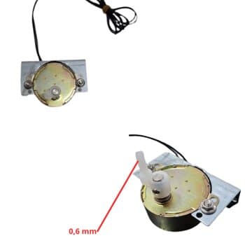 MOTOR GIRO DO OSCILANTE SWING CLIMATIZADOR ROTOPLAST 220V04W ROTO45 ROTO50 - SWING INFERIOR - VENTISOL CLIN35 CLIN60 CLIN80