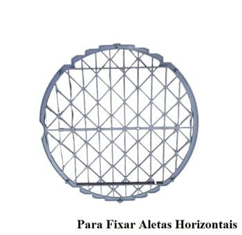 CARENAGEM DIANTEIRA INTERMEDIARIA CLIMATIZADOR VENTISOL - LINHA PRÓ - GRADE FIXADORA DAS ALETAS HORIZONTAIS CLIPRO45 CLIPRO70 CLIPRO100 LITROS