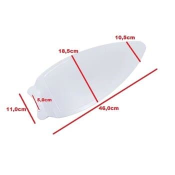 PA HELICE P/VENTILADOR DE TETO VENTISOL AIRES LUMIAR PRISMA - KIT JOGO C/03PAS PA0341 PLASTICA BRANCA MAIS FINA