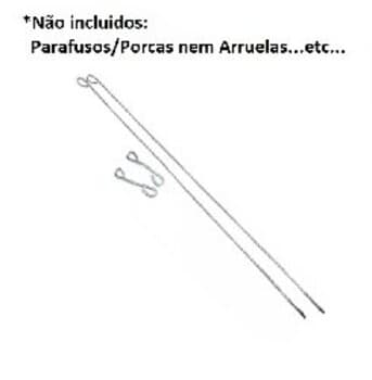 REFORCO ESTIRANTE DA GRADE X MT VPF100 GJT GRANJTEC/GRANTEX - KIT-04 ITENS 2-ESTIRANTE+2-GANCHOS METAL GALVANIZADO