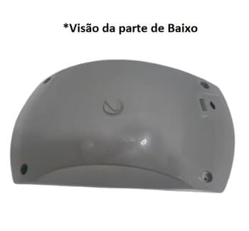 CARCAÇA DO CLIMATIZADOR JOAPE PAREDE - CARENAGEM BASE DO RESERVATÓRIO COPACABANA/660 GUARUJA/770 FORTALEZA/777 - PLÁSTICA COR CINZA - foto 1 de 5