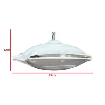 MOTOR P/VENTILADOR DE TETO SPIRIT 300 301 302 3PAS 110V09,0UF COR BRANCA - MODELO VT 300 301 302 - C/ROSCA P/LUMINARIA