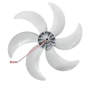HELICE P/VENTILADOR DE 30CM BRITÂNIA 6PAS CINZA-ORIGINAL CENTRO+FUNDO F08,0MM PML S/TT B30 BVT30 BVT301 VENTUS 30 SIX TURBO - BRASTEMP PHILCO