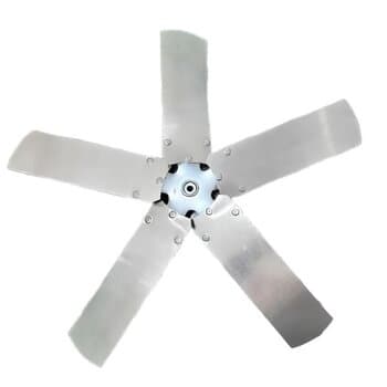 HÉLICE DE 60CM P/EXAUSTOR LOREN SID 60CM - 5PÁS ALUMINIO - ENCAIXE E-10,0MM C/CUBO C/PARAFUSO LATERAL - 60 580X5 FA F.10MM - foto 1 de 3
