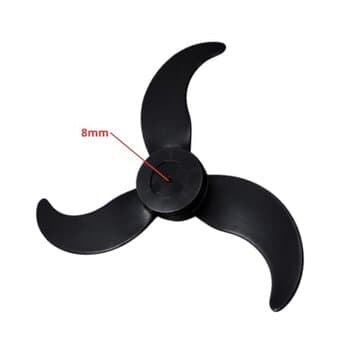 HELICE DE 60CM P/ 3PAS PRETA E08,0MM PRD C/TT - SERVE P/CLIMATIZADOR ATENAS FLORIPA