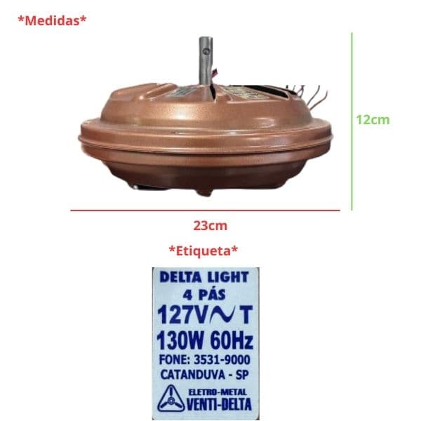 PÁ HÉLICE P/VENTILADOR DE TETO VENTI-DELTA LIGHT - PÁ MODELO FACAO CURVA COR MOGNO C/FURAÇĂO P/GARRA MENOR - VENDIDA P/UNIDADE - foto 1 de 2