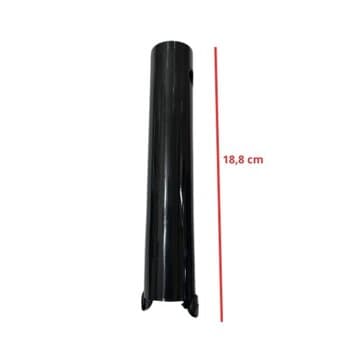 CARENA TUBO PLASTICO DA HASTE VT VENTISOL PRETO INVERTER LEGACY ELLUZ VORTICE FLOW - foto 1 de 3