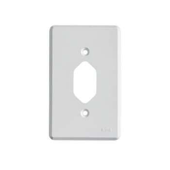 ESPELHO PLACA 4X2 P/1-TOMADA PADRĂO NBR - ILUMI COR BRANCA