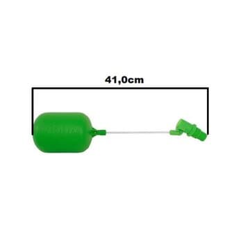 TORNEIRA BOIA DE CAIXA D'AGUA 1/2 E 3/4 NC - HASTE DE ALUMINIO - NIPEL AJUSTAVEL DE 1/2 A 3/4