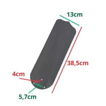 PÁ HÉLICE P/VENTILADOR DE TETO VENTI-DELTA COMERCIAL ECO LIGHT - METAL COR CINZA - P/GARRA PEQUENA - *VENDIDA P/UNIDADE - foto 1 de 3