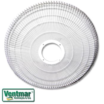 GRADE P/VENTILADOR 50CM ARGE STYLO TWISTER PLÁSTICA BRANCA 01UN COL/MESA/PAREDE -DIANTEIRA OU TRASEIRA-*VENDIDA P/UNIDADE - foto 1 de 4