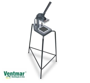 CORTADOR DE LEGUMES VITALEX - TAMANHO GRANDE COM TRI-PÉ DE 112CM ALTURA - CORTE DA LÂMINA 11X11MM-EXT / 09X09MM-INT