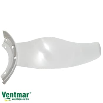 PÁ HÉLICE P/VENTILADOR DE TETO ALISEU GEO BRANCA - PLÁSTICA TRANSPARENTE -*SALDĂO SEMI-NOVA* - *VENDIDA P/UNIDADE - foto 1 de 4